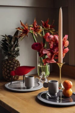 Normann Copenhagen Shorebird, Modèle Moyen, Rouge - Noir -Intérieure Décoration Magasin joulu21 Ruoka joulu4