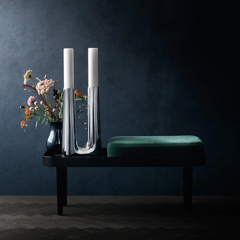 Georg Jensen Lot De 2 bougies, 6 cm 5 Georg Jensen Lot De 2 bougies, 6 cm – Image 3