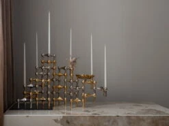 STOFF Copenhagen Bougeoir STOFF Nagel, Lot De 3, Laiton 11 STOFF Copenhagen Bougeoir STOFF Nagel, Lot De 3, Laiton -Intérieure Décoration Magasin stoff 5700002017161 2